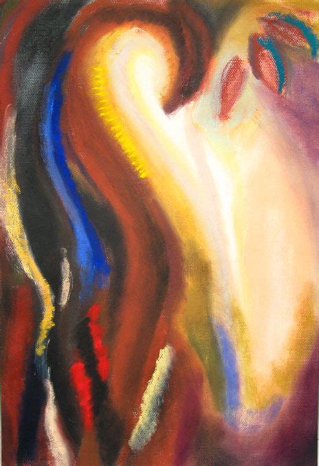 Abstract Expressionism Symbolism Spiritual Pastel Painting 2003