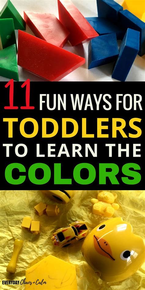 11 Simple And Fun Color Activities For Toddlers Color Activities For