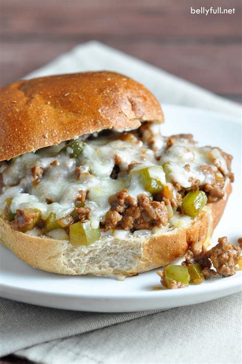 This sloppy joe recipe was the perfect fit for that necessity. Philly Cheese Steak Sloppy Joes - RECIPE THINKERING