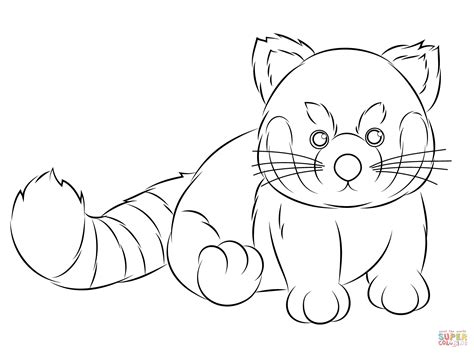 Webkinz Red Panda Coloring Page Free Printable Coloring Pages