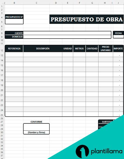 Plantilla Excel Presupuesto De Obra Descarga Gratis I Vrogue Co