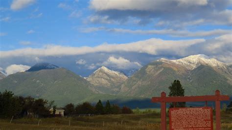 Mission Mountain Range Montana Drive On Montana Us Highwa Flickr