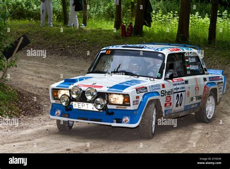 1983 Lada Vfts With Driver Tim Bendle On The Rally Stage At The 2012