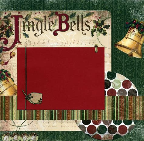 Susans Scrapbook Shack Jingle Bells 12x12 Premade Christmas