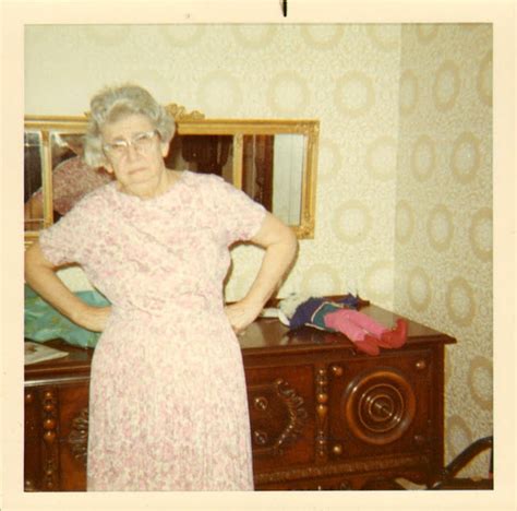 Vintage Polaroid Old Lady Telegraph
