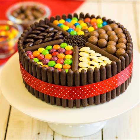 3.unwrap some dum dums and stick them straight into the cake. 44 best images about Simple Chocolate Cake Decoration ...