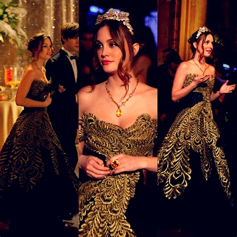 Black And Gold Blair Waldorf Dress Gossip Girl Vestidos Icônicos