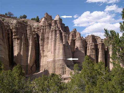 Geosights Spectacular Towering Cliffs At Castle Rock Campground