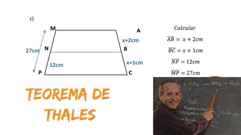 Teorema De Thales Youtube