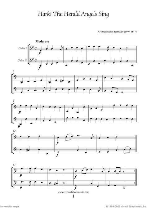 Easy Christmas Cello Duets Sheet Music Songs And Carols Pdf Cello