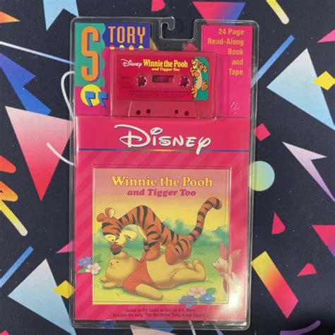1990 Winnie The Pooh And Tigger Too Read Along Book And Tape Disney New Sealed 19 99 Picclick