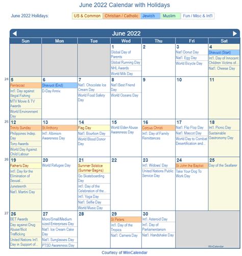 June 2022 Calendar Usa May Calendar 2022