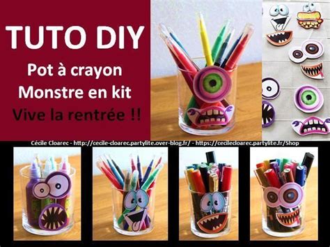 You Tube Halloween Crepon Et Verre En Plastique - Vidéo YouTube : Tuto DIY Créer votre pot à crayons avec ce kit monstres