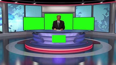 Contemporary Virtual News Set Hd Virtual Set Lab