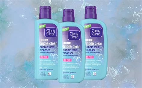 Clean And Clear Acne Triple Clear Bubble Foam Cleanser Review Allure