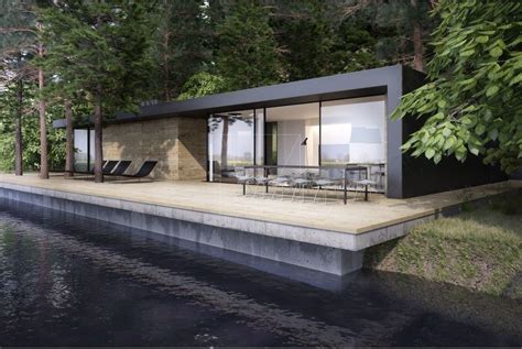 Attractive Lake House Home Design Ideas18 Modern House Design