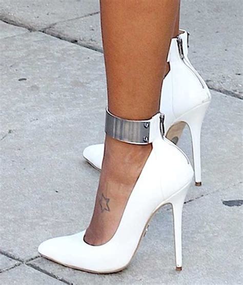 Check spelling or type a new query. Angela Simmons Wears Olcay Gulsen Metal-Ankle Pumps