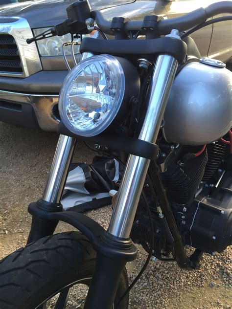 Street Bob With V Rod Headlight Harley Davidson Forums