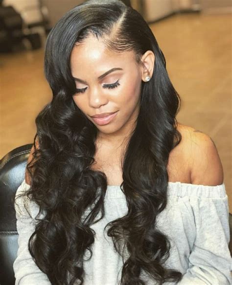 loose wave sew in with closure styles for black women 100 unprocessed virgin human hair weave