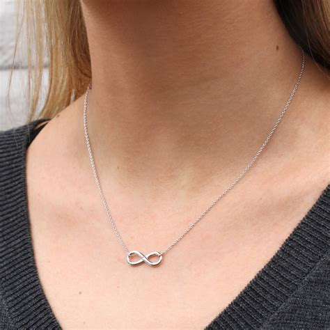 18ct Gold And Diamond Infinity Necklace By Hurleyburley
