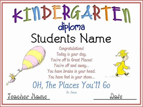 30 Kindergarten Graduation Certificate Free Printable In 2020