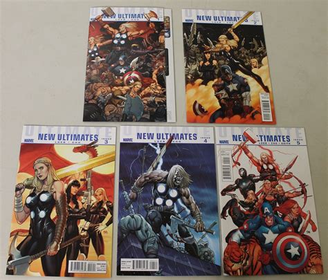 Marvel New Ultimates 2010 1 5 Complete Set Ebay