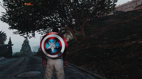 Captain America Shield Retexture More Realistic Gta5