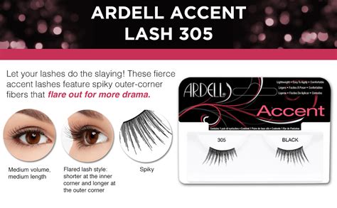 Ardell Accent Lashes 305 4 Pack Beauty And Personal Care