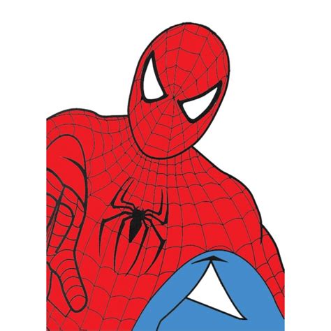 Disegno di spiderman sulla ragnatela da stampare e colorar disegni da colorare; Disegno di Spiderman a colori per bambini ...