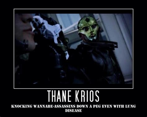 Mass Effect Thane Mass Effect Funny Mass Effect 3 Thane Krios