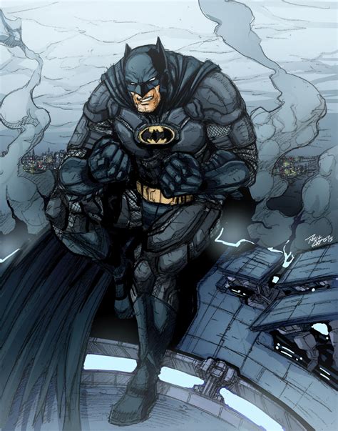 The Caped Crusader By Phil Cho On Deviantart