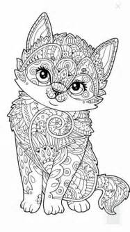 630 Best Adult Colouring~cats~dogs ~zentangles Images On Pinterest