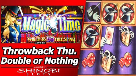 Magic Time Slot Tbt Double Or Nothing Live Play And Free Spins Bonus Youtube