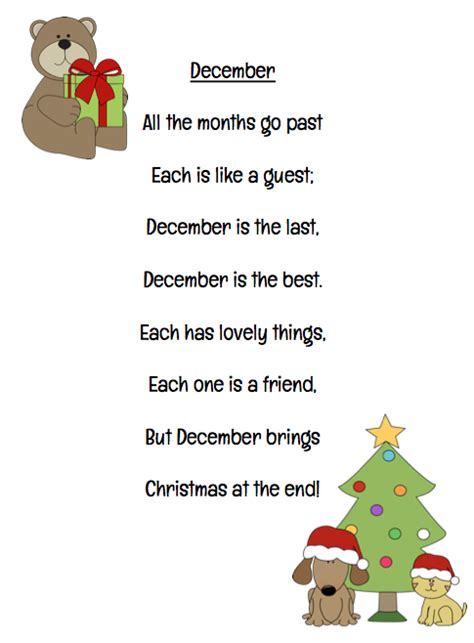 Christmas Addition And Poetry Freebies Grade Onederful Christmas