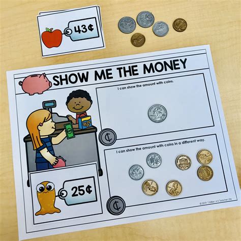Money Math Center Activities For First Graders Money Math Math