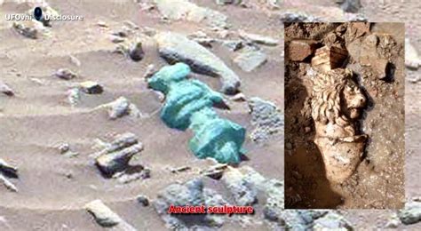Ancient Aliens On Mars Curiosity Spotted Carved Animal Statue And