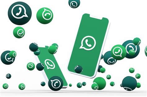 Aplicación De Whatsapp Logo Verde Icono 3d Render Sobre Fondo Negro