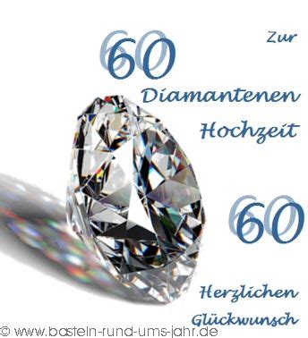 60 jahre sind nicht leicht. Diamantene hochzeit | Diamanten, Silberhochzeit geschenk ...