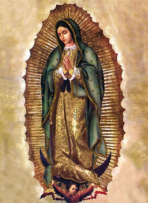 Nuestra Señora De Guadalupe Virgin Mary Painting Virgin Mary Art