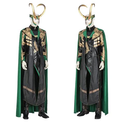Loki Season 1 Loki Cosplay Costume Full Set Halloween Costume Outfit
