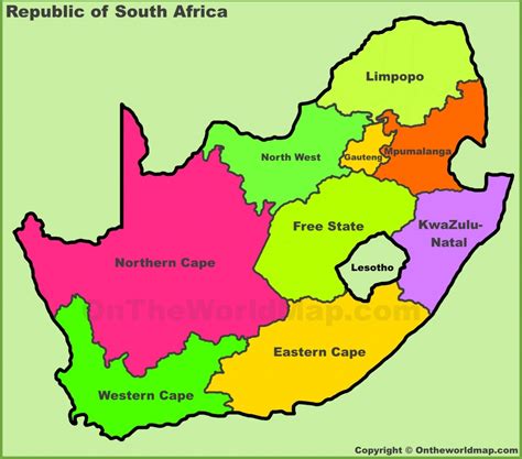Printable Map Of South Africa Free Printable Maps