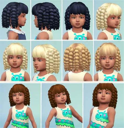 Toddler Two Puffs In 2021 Toddler Hair Sims 4 Sims 4 Toddler Sims Hair