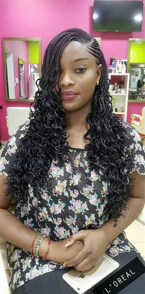 What out of the ordinary hairstyles have you done using beads? Pin by Rochelle Smith on Hairstyles | Braids with curls ...