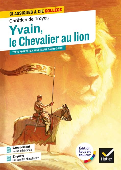 Yvain, le Chevalier au Lion | Editions Hatier