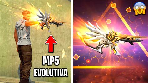 el reto de jugar con la nueva mp5 evolutiva 😱 free fire nueva mp5 evolutiva 😱 by harrix