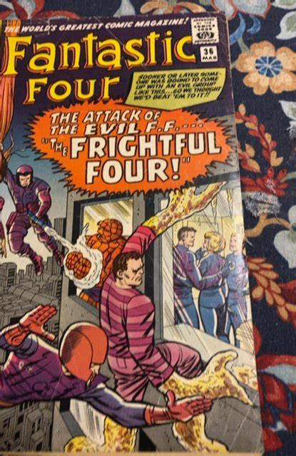 Fantastic Four 36 1965the Evil Of Frightful Four Lower Grade Comic