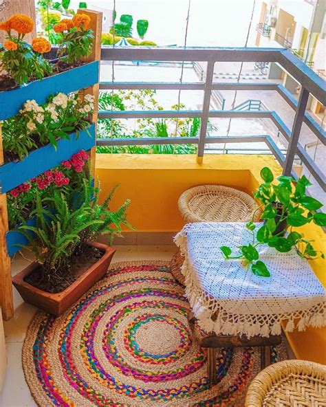 16 Indian Apartment Balcony Garden Ideas Images