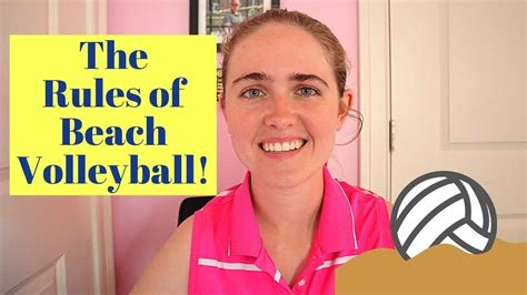 The Rules Of Beach Volleyball Beach Volleyball Rules For Beginners Youtube