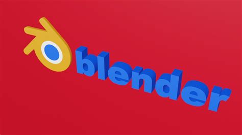 Blender Logo 3d Modle Youtube