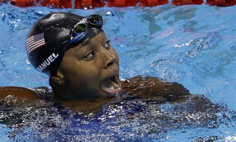 Simone Manuel Becomes First African American Woman To Win Swim Gold Aug